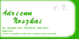 adrienn noszkai business card